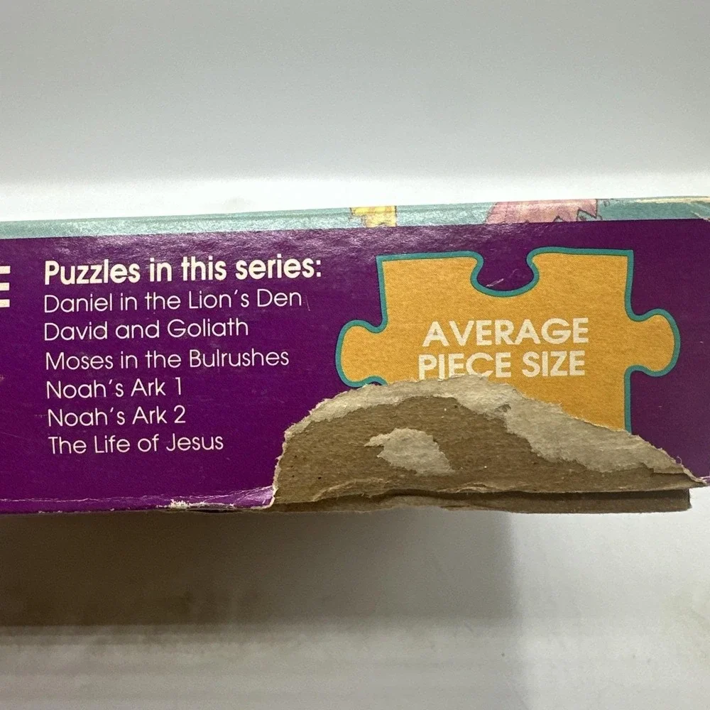 Bible Puzzle 100 Pieces Moses In The Bulrushes Vintage 108 Pieces  1987